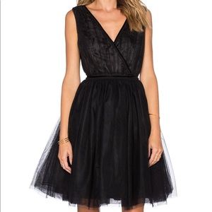 Madison Scotch Black Tulle Party Dress